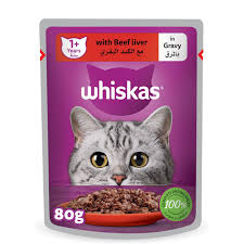 WHISKAS BEEF 80GM